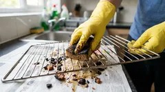 So reinigen Sie den Backofenrost schnell von Fett: das beste Mittel aus zwei Zutaten